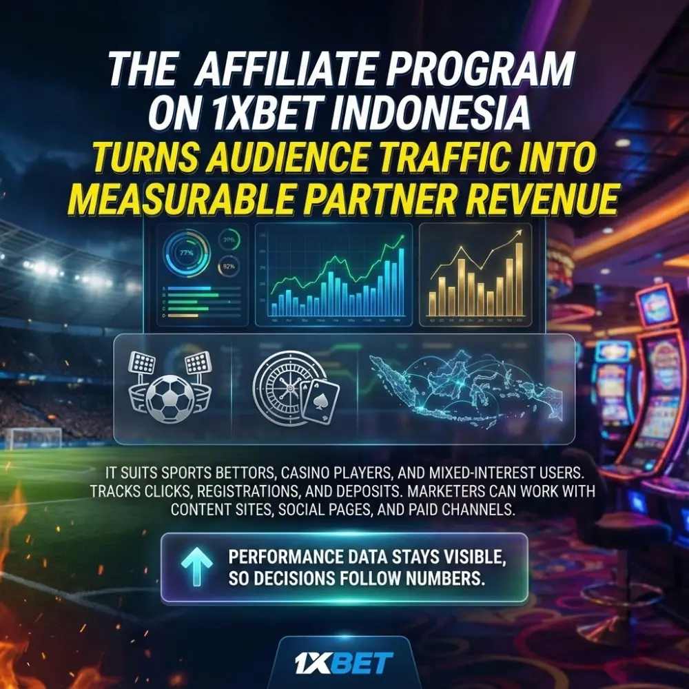 What the 1xBet Affiliate Program Offers in Indonesia